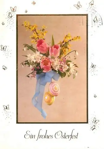Easter postcard Ein frohes Osterfest