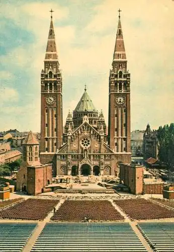 Hungary Szeged Votive Church & Open-air theatre