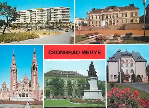 Hungary Csongrad county multi view