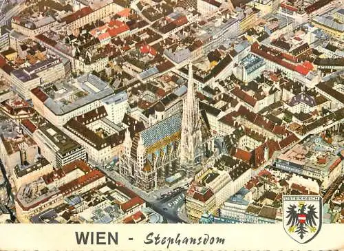 Austria Wien aerial Stephansdom