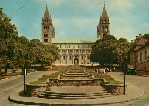 Hungary Pecs the cathedral