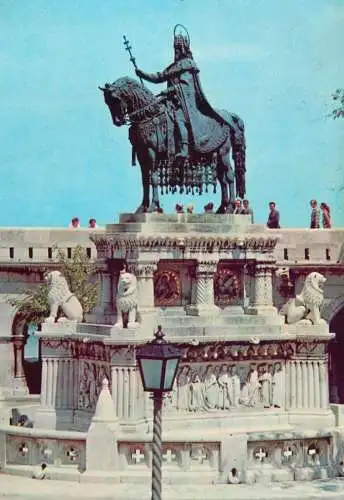 Hungary Budapest Szent istvan szobor monument 1974