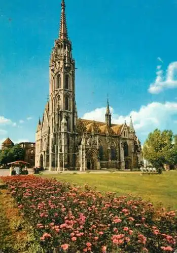 Hungary Budapest Matthias church 1968