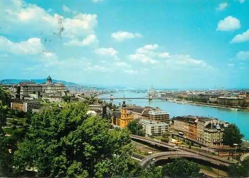 Hungary Budapest general view 1972
