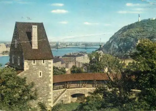 Hungary Budapest Hellert Hill view 1966