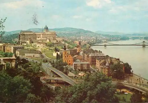 Hungary Budapest Buda castle 1972