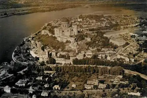 Hungary Esztergom latkep aerial view