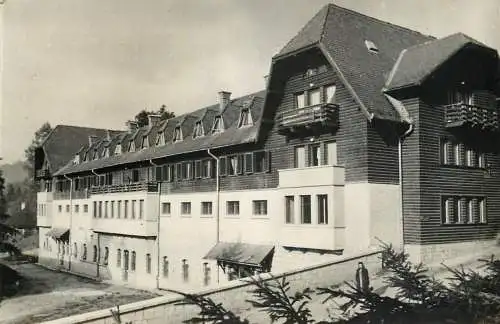 Romania Borsec pavilionul central baile calde 1963
