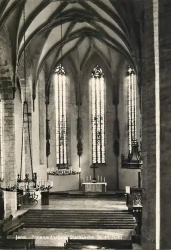 Germany Jena Innenaufnahme Stadtkirche