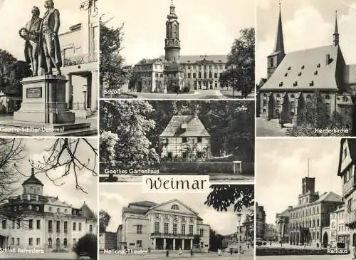 Germany Weimar landmarks 1965