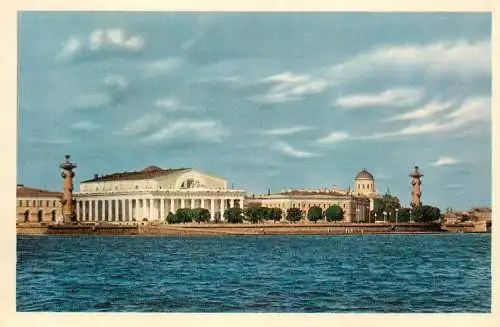 Russia Leningrad - the Spit of Vasilyevsky Island