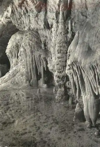 Slovakia National Tatra Park Nízke Tatry cave formations 1964