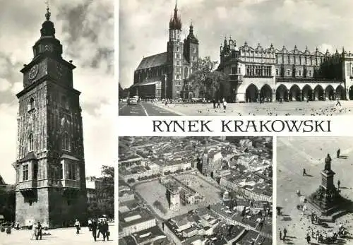 Poland Krakow Rynek Glowny 1974