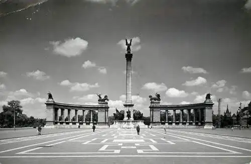 Hungary Buapest Heroes square 1961