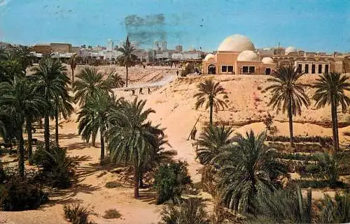 Algeria El-Oued 1973 temple and city