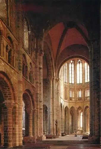France Mont Saint Michel the light choir