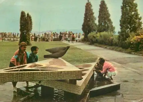 Hungary Balaton lake park 1966
