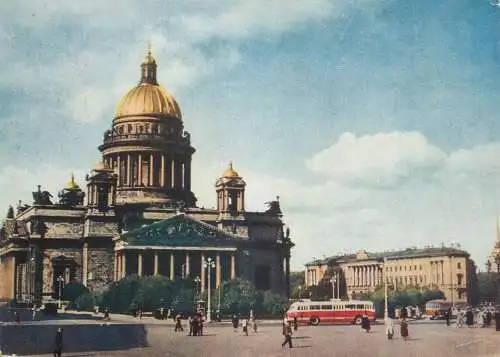 Russia St. Isaac's square cathedral museum 1962