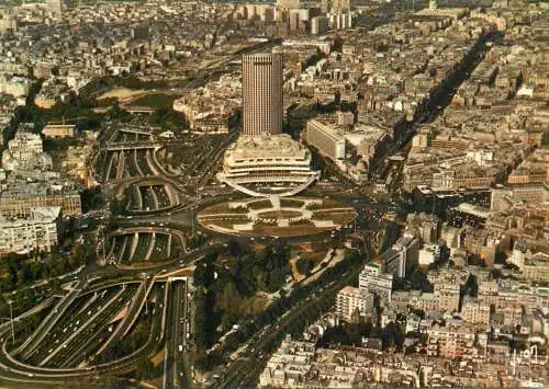France Paris aerial view of POrte Maillot
