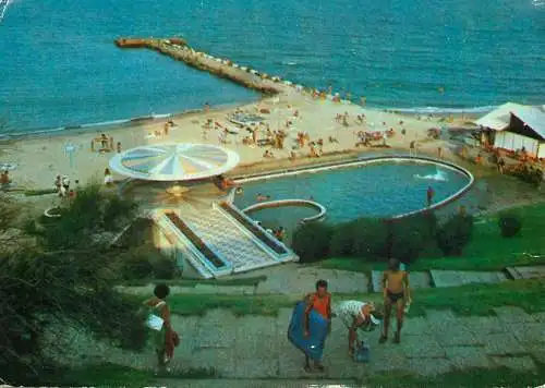 Romania Eforie Nord plaja 1977