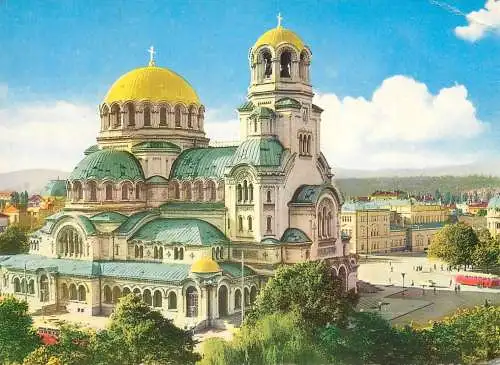 Bulgaria Sofia church monument Alexandre Nevski