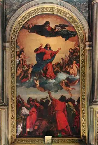 Italy Venice chiesa din Santa Maria Gloriosa dei Frari Tiziano Assunta