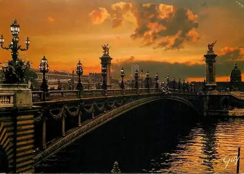 France Paris le pont Alexandre III