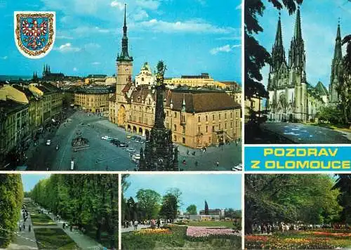 Czech Republic Olomouc pohled na namesti Miru