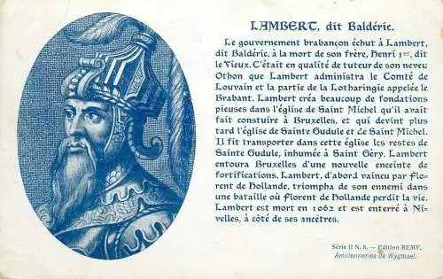 cpa Lambert dit Balderic publicite Amidon Remy