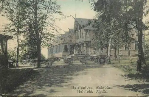 Suomi Finland Finnland Helsinki Helsingfors Alphyddan Alppila