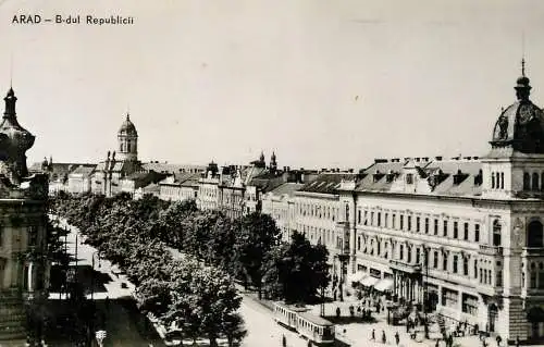 Romania Vedere din Arad Bd-ul Republicii