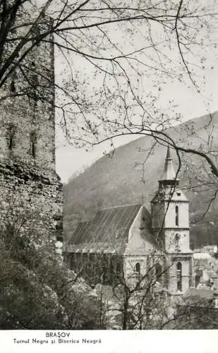 Romania Brasov Turnul Negru & Biserica Neagra