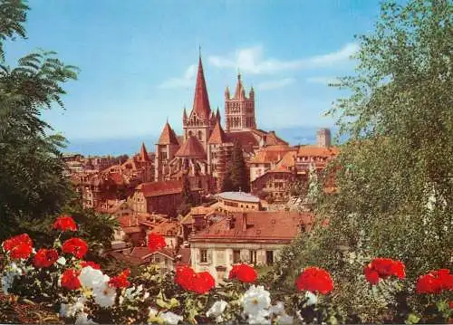 Switzerland Lausanne the cathedral