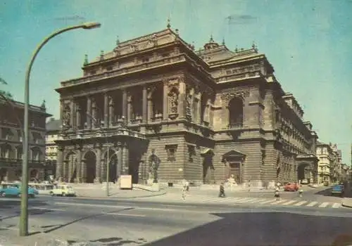 Hungary Budapest opera house 1965
