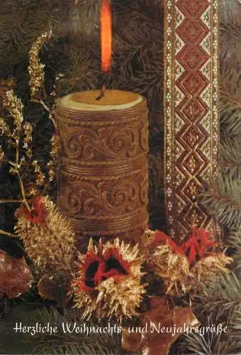 Germany New Year Christmas candle