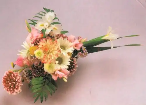 Flower postcard Hungary flower bouquet