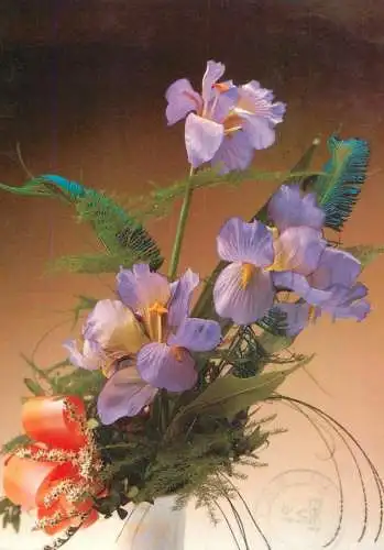 Flower postcard Hungary flower bouquet