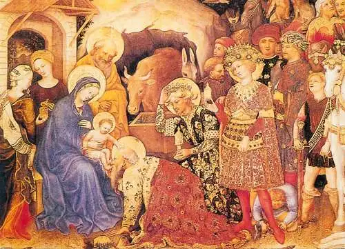 Hungary religious icon painting Kellemes Karacsonyt Boldog uj Evet