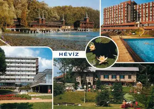 Hungary Heviz lake and resort