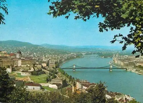Hungary Budapest Danube and bridge