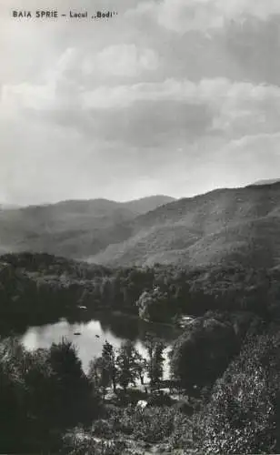 Romania Baia Sprie Lacul "Bodi" vedere generala