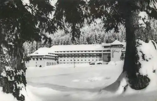 Romania Poiana Brasov - Hotelul turistic peisaj de iarna