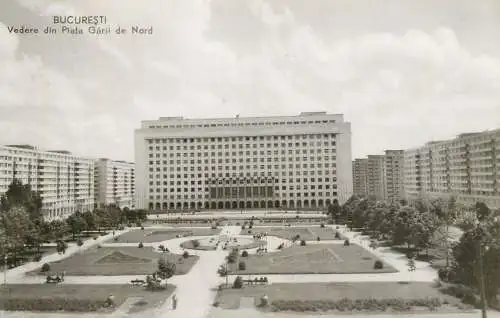 Romania Bucuresti vedere din Piata Garii de Nord