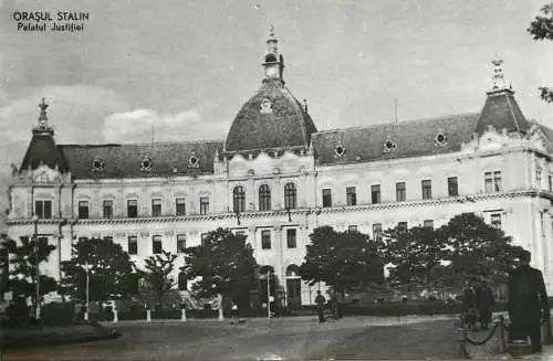 Romania vedere Orasul Stalin/Brasov Palatul Justitiei