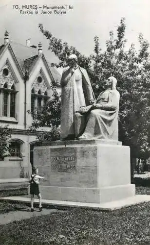 Romania Tg Mures Monumentul lui Farkas & Janos Bolyai