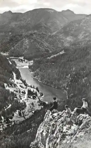 Romania Lacul Rosu vedere de pe Suhardul Mic aspect panoramic