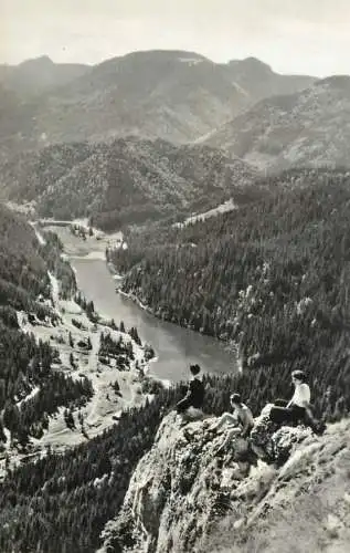 Romania Lacul Rosu vedere generala de pe Suhardul Mic