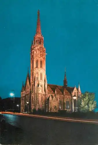Hungary Budapest Matthias church 1972