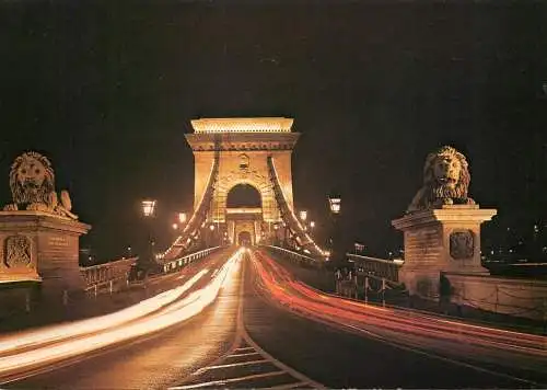 Hungary Budapest chain bridge
