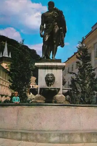 Romania Baile Herculane statuia lui Hercules